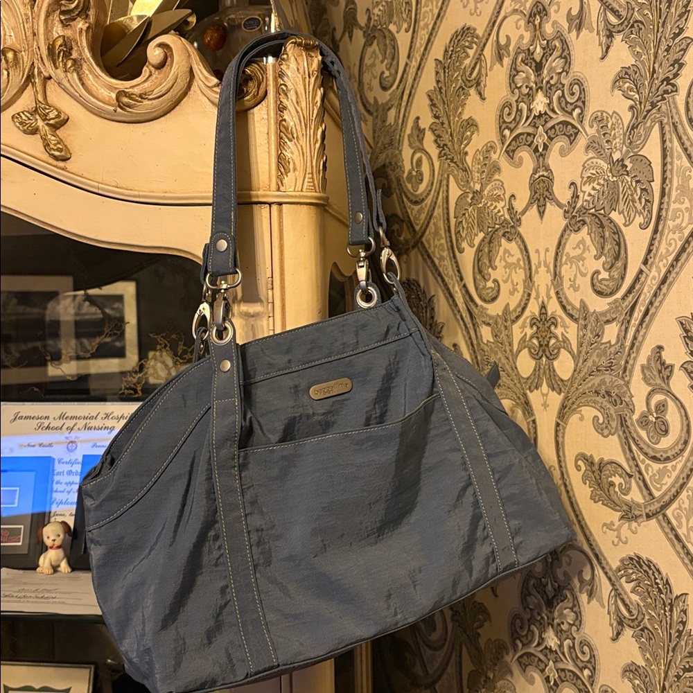 Bagalllini Blue Shoulder Bag